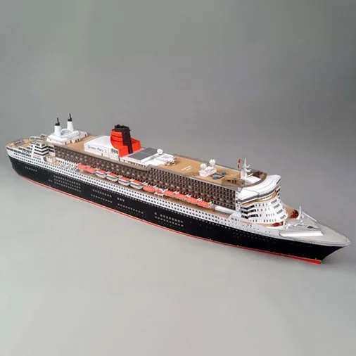 Фото Набор для сборки 3D-модели корабля RMS Queen Mary: роскошный круизный лайнер, развивающая игрушка-конструктор, подарок №5