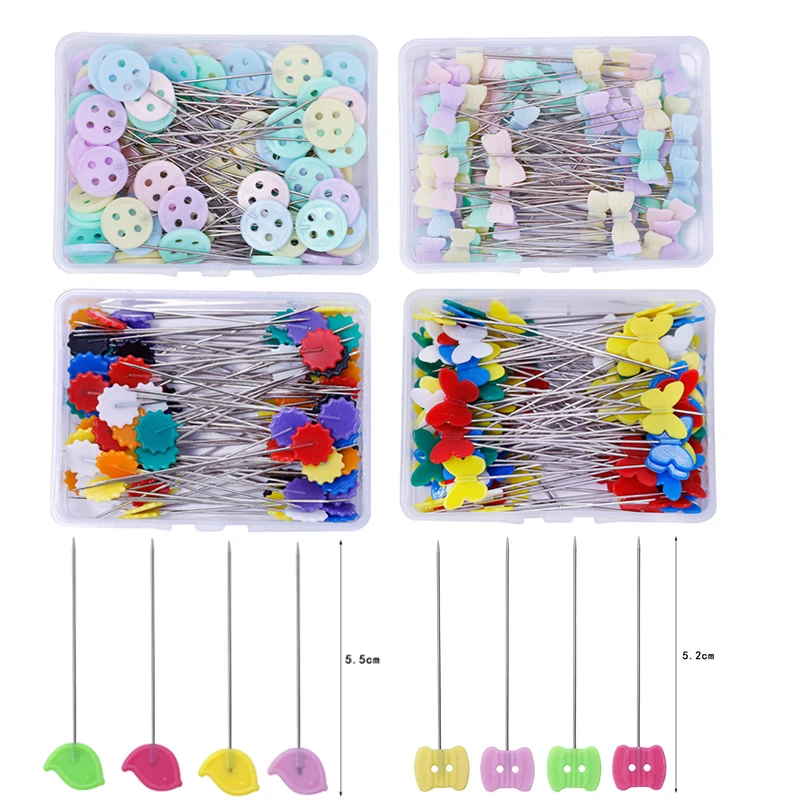 

50/100Pcs Dressmaking Pins Embroidery Patchwork Pin Sewing Positioning Needle Marker Pins DIY Crafts Sewing Accessories Tools