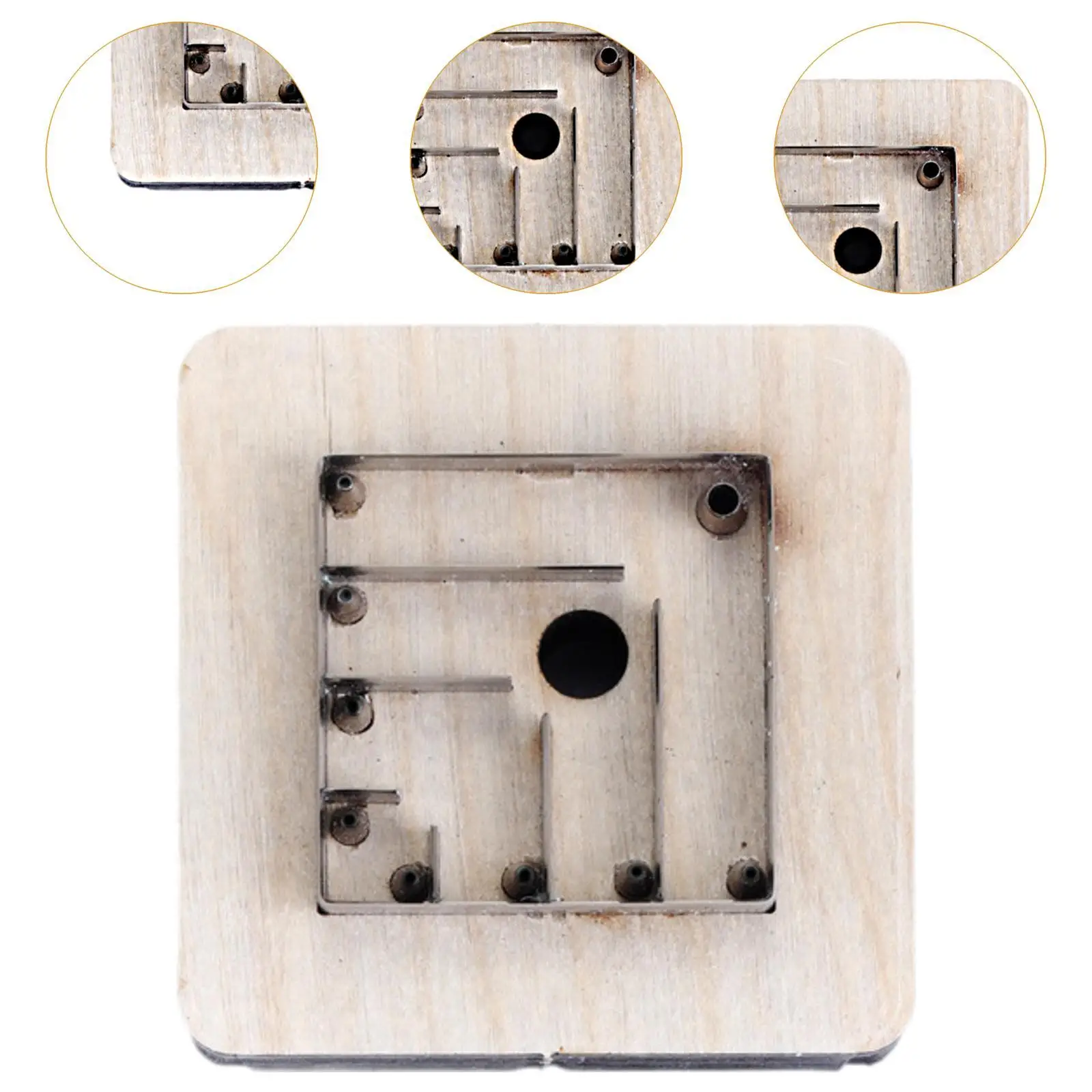 Штамп для резки кожи снежинки Литье начинающих Househld