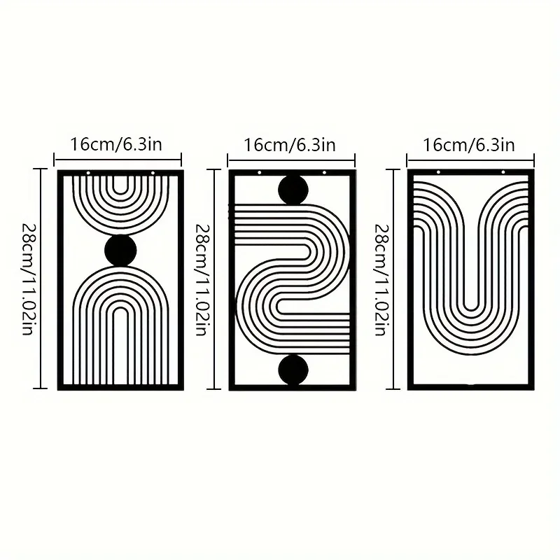 3 шт./набор абстрактные геометрические настенные картины