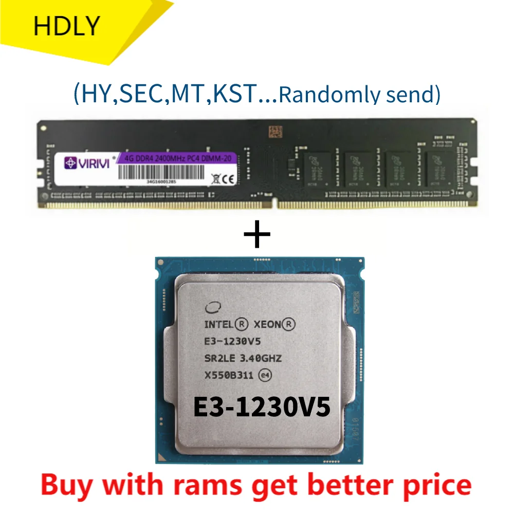 

Intel Xeon E3-1230 v5 E3 1230v5 E3 1230 v5 3.4 GHz Quad-Core Eight-Thread CPU Processor 80W LGA 1151