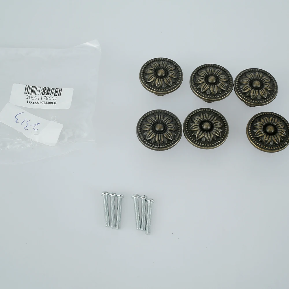 

6 шт., ручка из цинкового сплава для кухонного шкафа