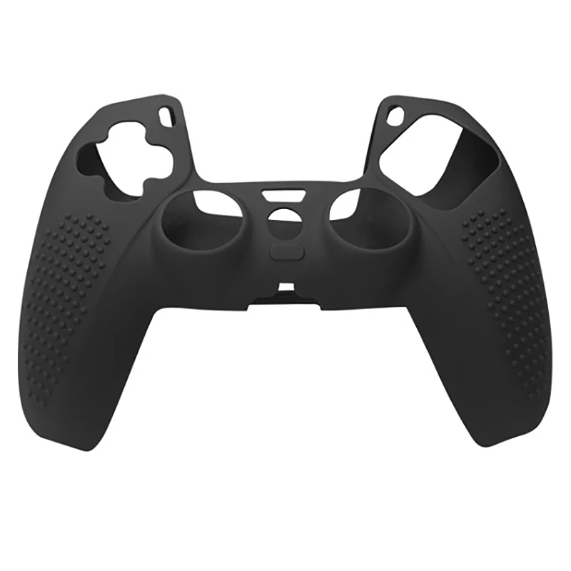 

Силиконовый защитный чехол для контроллера PS5, нескользящий чехол (черный)