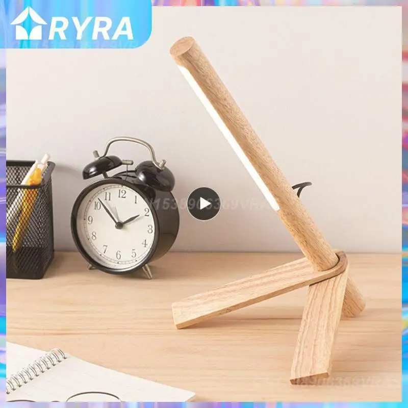 

Bedroom Learning Light Led Book Lamp Room Decor Lantern Wooden Desk Lamp Night Reading Light Night Light Portable Usb Type