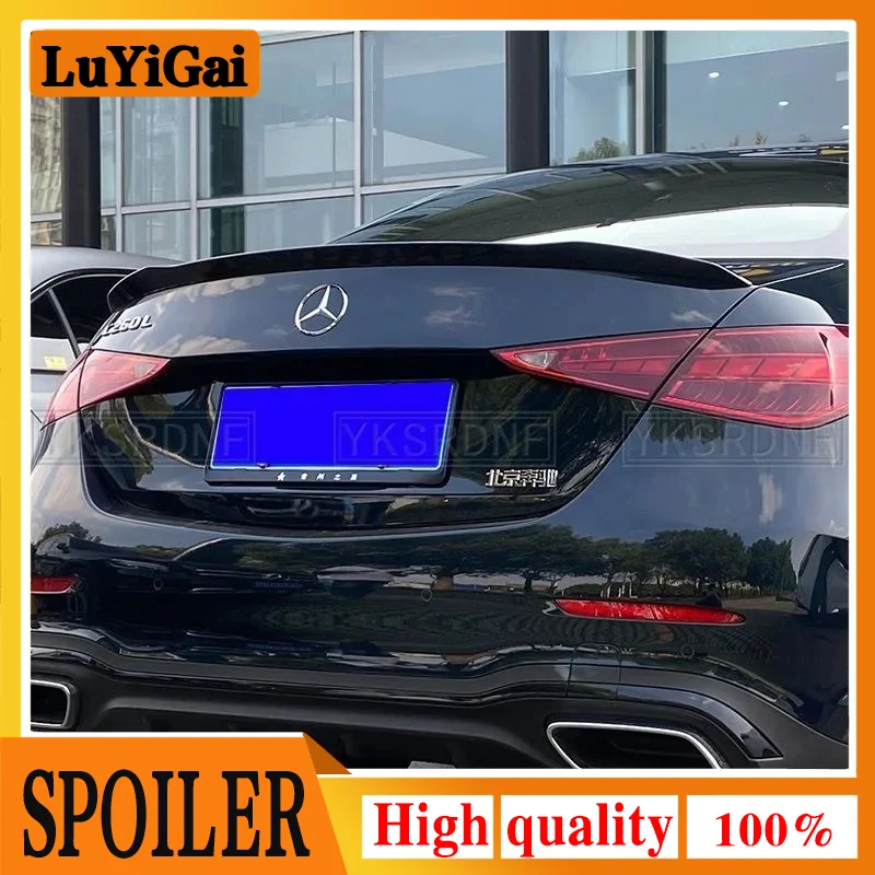

Для Mercedes W206 седан C-Class C200 C260 спойлер высокого качества ABS автомобильный спойлер на заднее крыло 2021