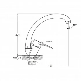 Kitchen mixer zegor pud4-a045 | Faucets