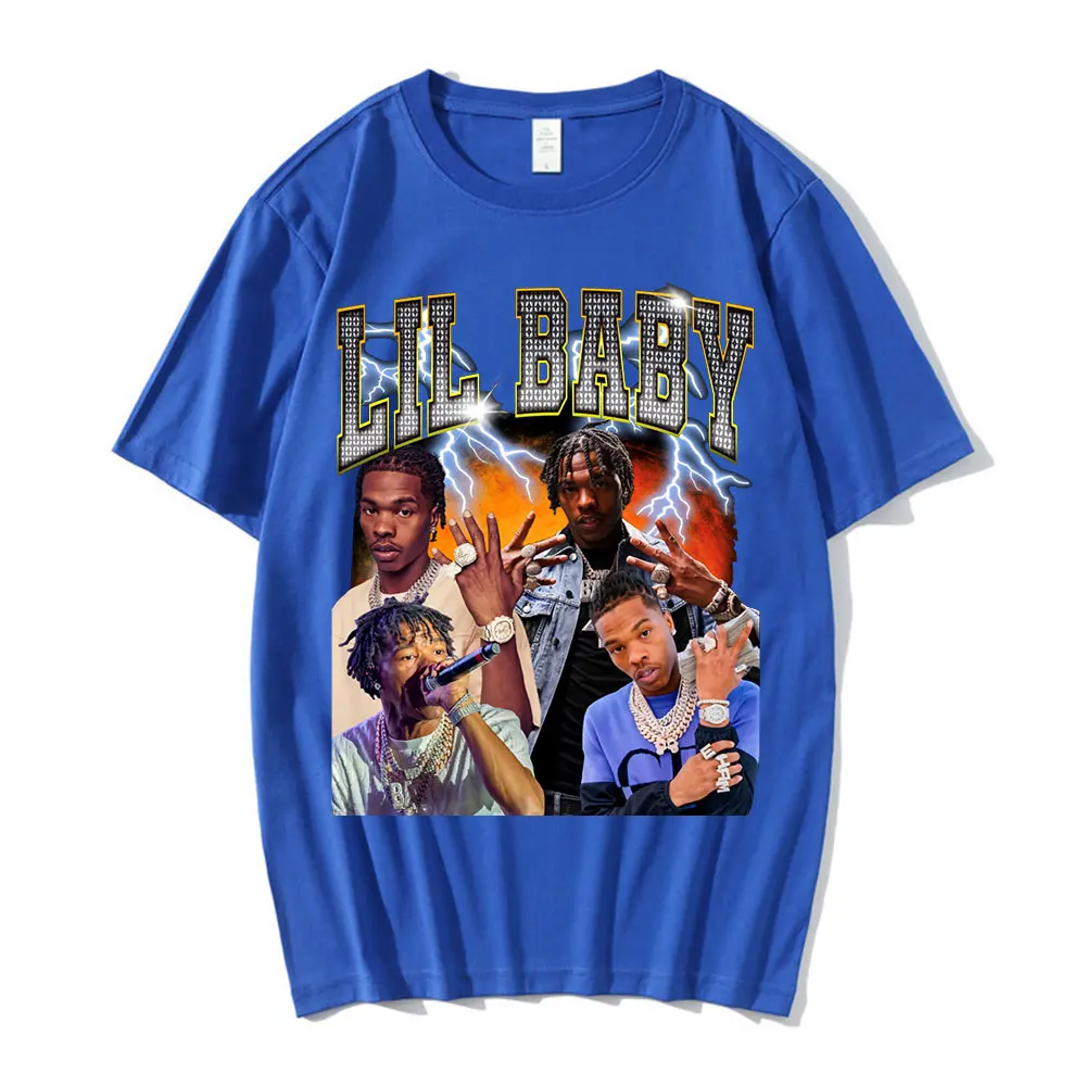 Футболка мужская с принтом в стиле хип-хоп хлопковая рубашка коротким рукавом