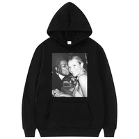asap rocky portrait print hoodie rapper men women fashion high quality street hip hop sportswear mens eu size cotton sweatshirt
