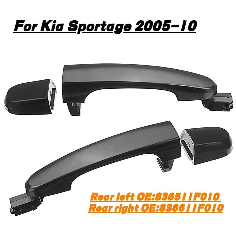 

Наружные дверные ручки, передняя, задняя, левая, правая для Kia Sportage 2005, 2006, 2007, 2008, 2009, 836511F010, 836611F010, 826621F000