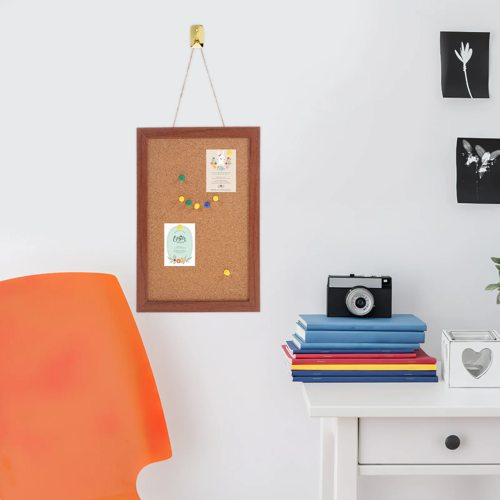 

1pc Message Board Durable Adorable Delicate Wooden Practical Message Board for Home Office