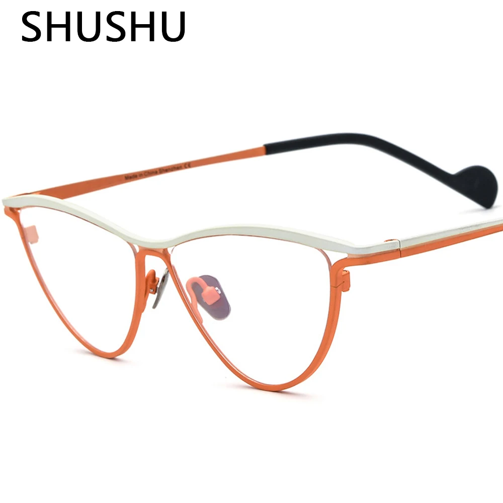 Оправа для очков титановая мужчин и женщин ретро-оправа рецептурных ПРИ