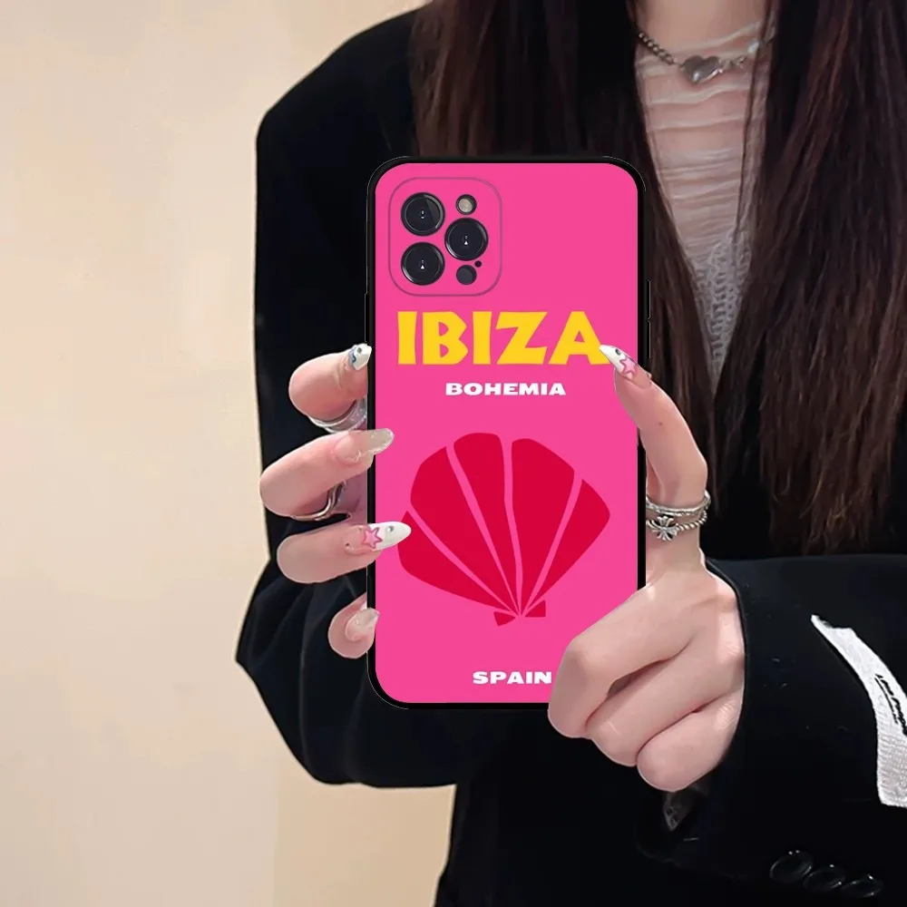 Чехол для телефона Bali Ibiza Capri Bondi Palm мягкий силиконовый чехол Iphone 16 15 14 13 12 11 Pro Mini XS