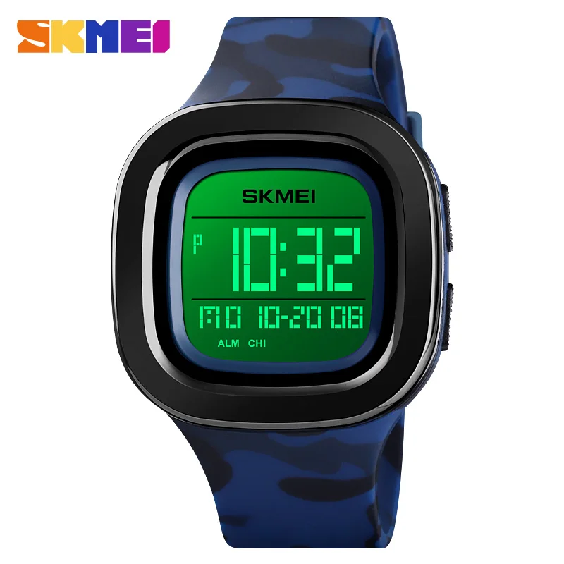 Часы наручные мужские спортивные со светодиодной подсветкой модные