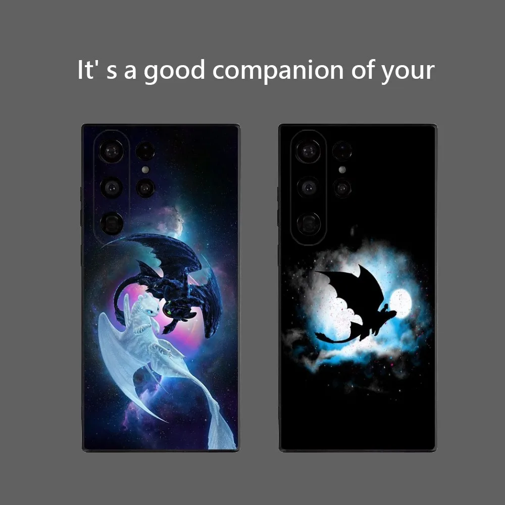 Чехол для телефона Как приручить D-Dragon Samsung Galaxy S25 Ultra S22 S23 S24 S21 S20 5G Защитный мягкий