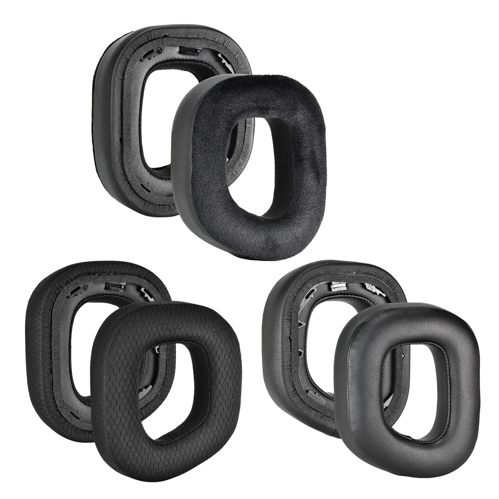 

Headphone Ear Pad Pair Headphone Ear Cover Sponge Headset Earpad Cushion Fit Headset Ear Cushion For Corsair HS80 RGB Dropship
