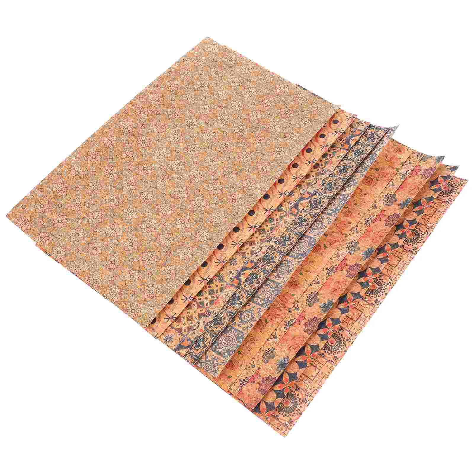 

Leather Sheets Fabric Faux Sewing Diy Fabrics Craft Wood Texture Pu Sheet Bow Artificial Material Fake Materials Quilting