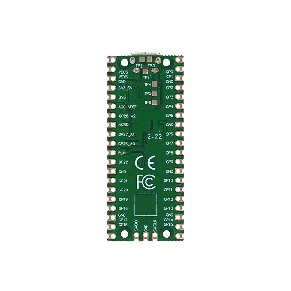 Официальная Raspberry Pi Pico Board RP2040 двухъядерный КБ ARM микрокомпьютер с низкой