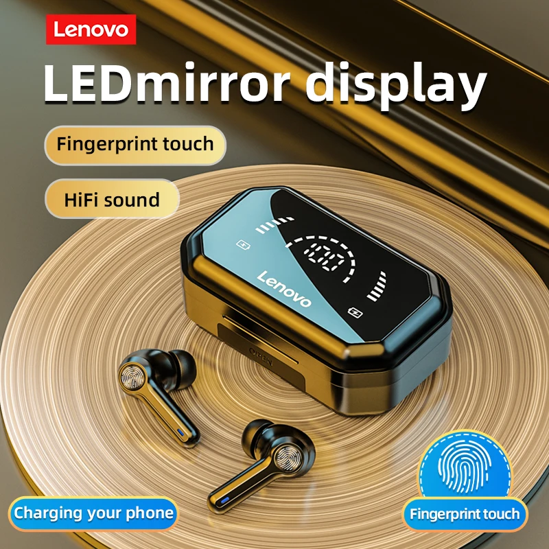 

Lenovo LP3 PRO TWS Bluetooth Headphones 1200mAh Large Capacity Battery Wireless Earphones with Display Gaming Headset Zero Delay