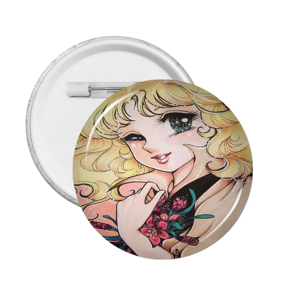 

Candy Candy Soft Button Pin Funny Accessories Clothes Backpack Badge Japanese Anime Men Women Brooches Decoration Gifts Badges