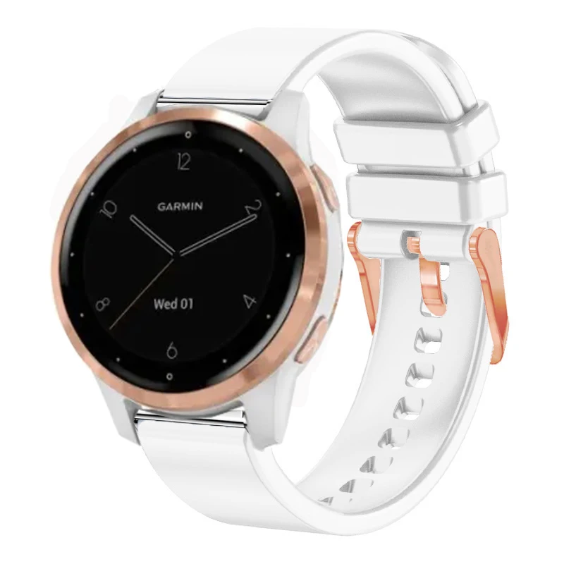 Фото Силиконовый ремешок 18 мм для Garmin Venu 4 41 мм Vivoactive 4S/Venu 2S/3S, браслет для Huawei Watch GT 4/GT4 5 6 41 мм, браслет №2