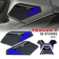 3d motorcycle resin epoxy sticker for yamaha tracer 9 tracer9 gt 2021 2022 side tank pad anti scratch decal non slip tankpad