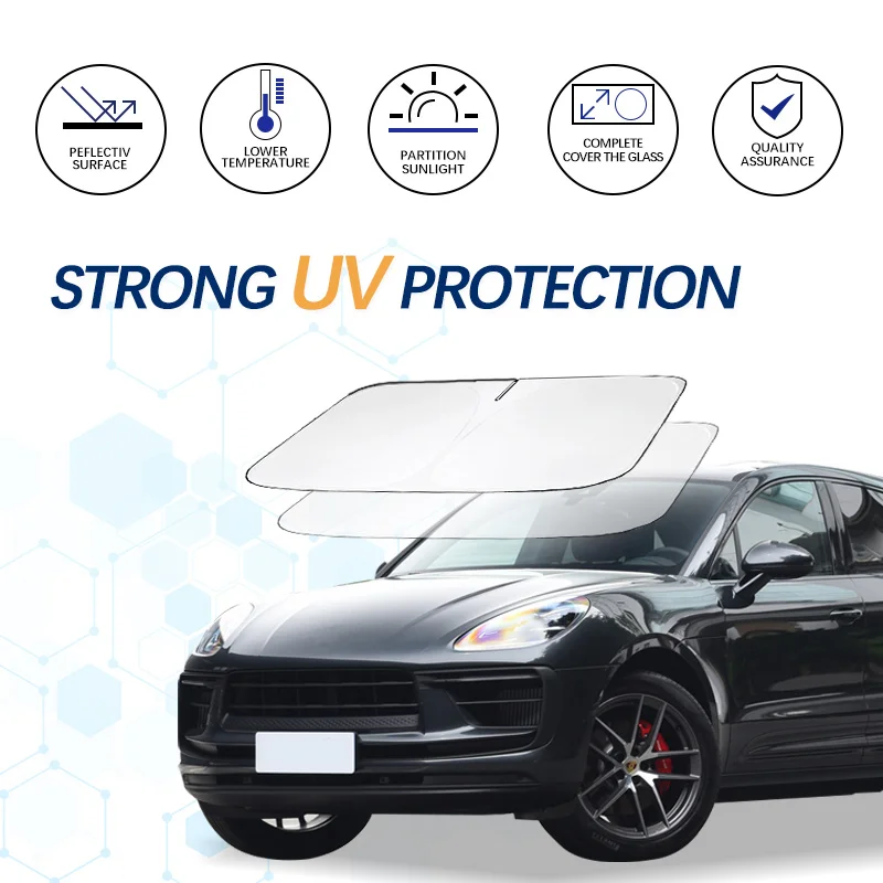 Солнцезащитный козырек для лобового стекла Porsche Macan 2014-2023 солнцезащитный