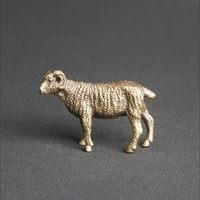 antique brass sheep desktop ornament zodiac sheep nafuwen play tea pet ornament crafts