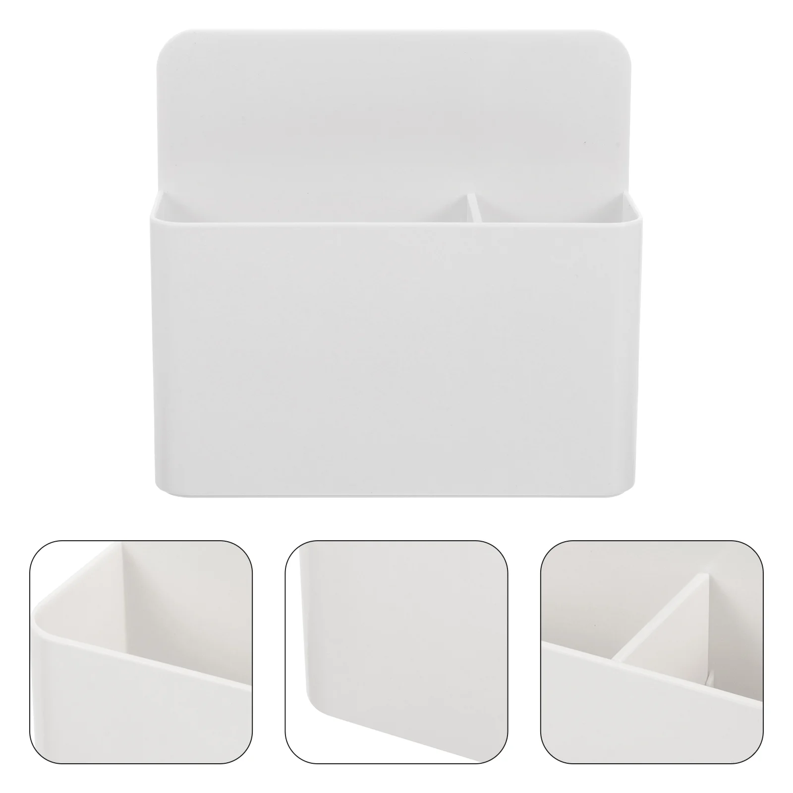 

Magnetic Pen Holder Desktop Whiteboard Stationery Holder Storage Box Organizer