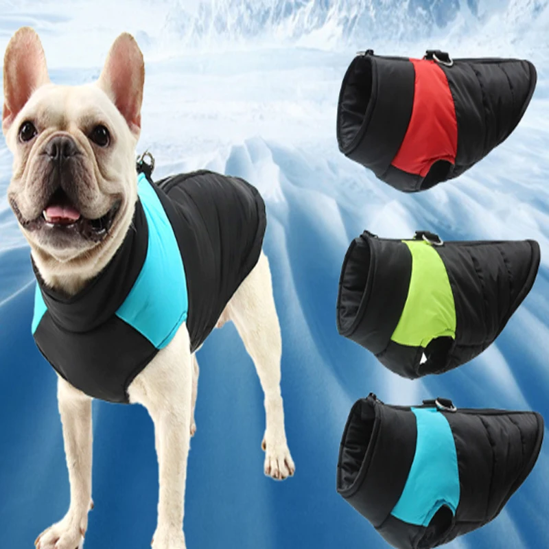 

High Quality dog cloth Pet Dog Winter Coat Jacket Dogs Clothes Zipper Warm Winter Clothes big Small Dogs Winter Coat