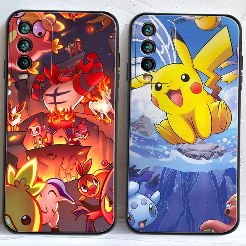 

Pokemon Cute Pikachu Phone Cases For Xiaomi Redmi Note 11T 11 Pro 4G 5G Redmi Note 11 4G 11 5G Funda Soft TPU Coque Carcasa