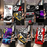 japan anime initial d ae86 tail light jdm phone case for iphone 13 12 11 pro mini xs max 8 7 plus x se 2020 xr cover