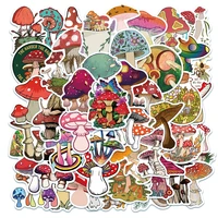 1050pcs cartoon mushroom plant gift diy skateboard luggage refrigerator notebook motorcycle waterproof stickers