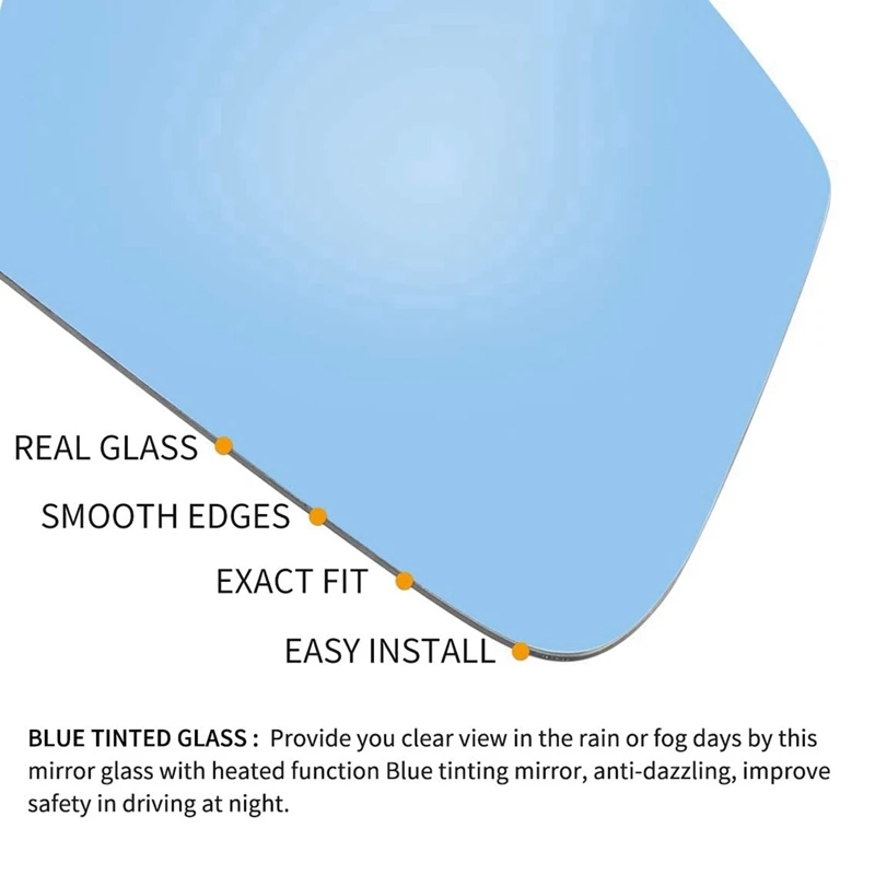 Левое зеркальное стекло с подогревом для Land Rover Discovery 3 Freelander 2 Range Sport LR017070