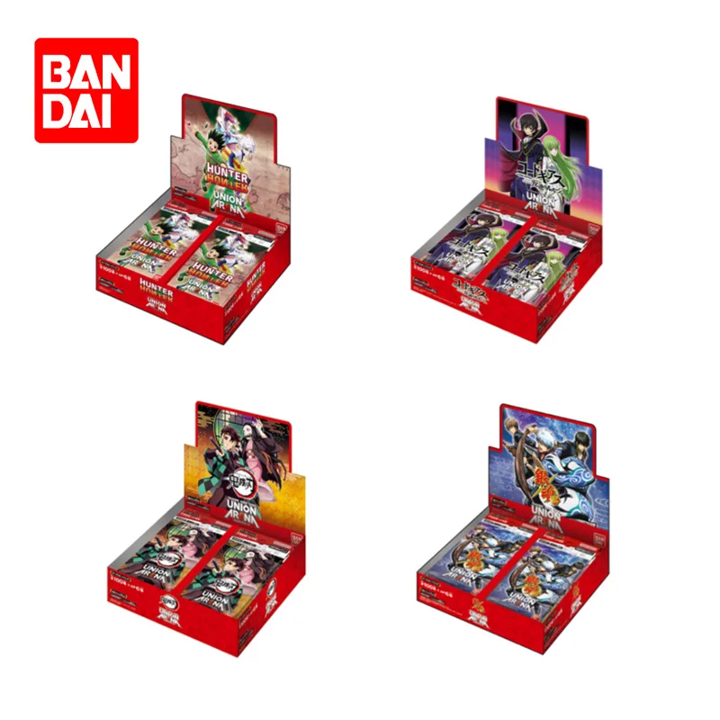 

BANDAI оригинальный TCG мкА UNION Арена аниме GINTAMA CODE GEASS рассекающий демонов ююютсу Kaisen торговая карточка игра коллекционные игрушки