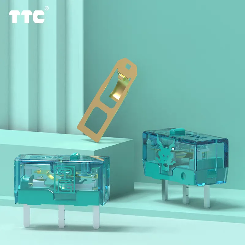 Фото Микропереключатель для пылезащитной мыши TTC Qinglong Wuji, совместимый с кнопками Razer Logitech g102g304g403g502. №1