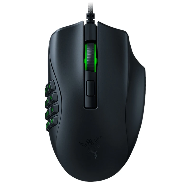 Фото Лидер продаж Razer Naga X 18000 точек на дюйм оптическая программируемая проводная мышь с 16 клавишами №1