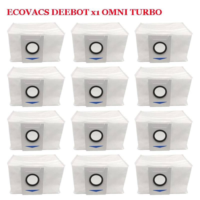 Disposable Dust Bag Replacement For ECOVACS DEEBOT X1 OMNI TURBO Vacuum Cleaner High Capacity Leakproof Dust Bin Accessories
