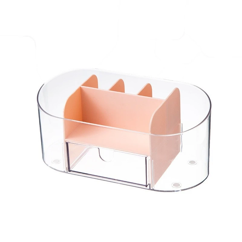 

Clear Desk Organizer, Acrylic Pen Pencil Marker Holder, Clear Office Supplies And Accessories,Desktop Organizer