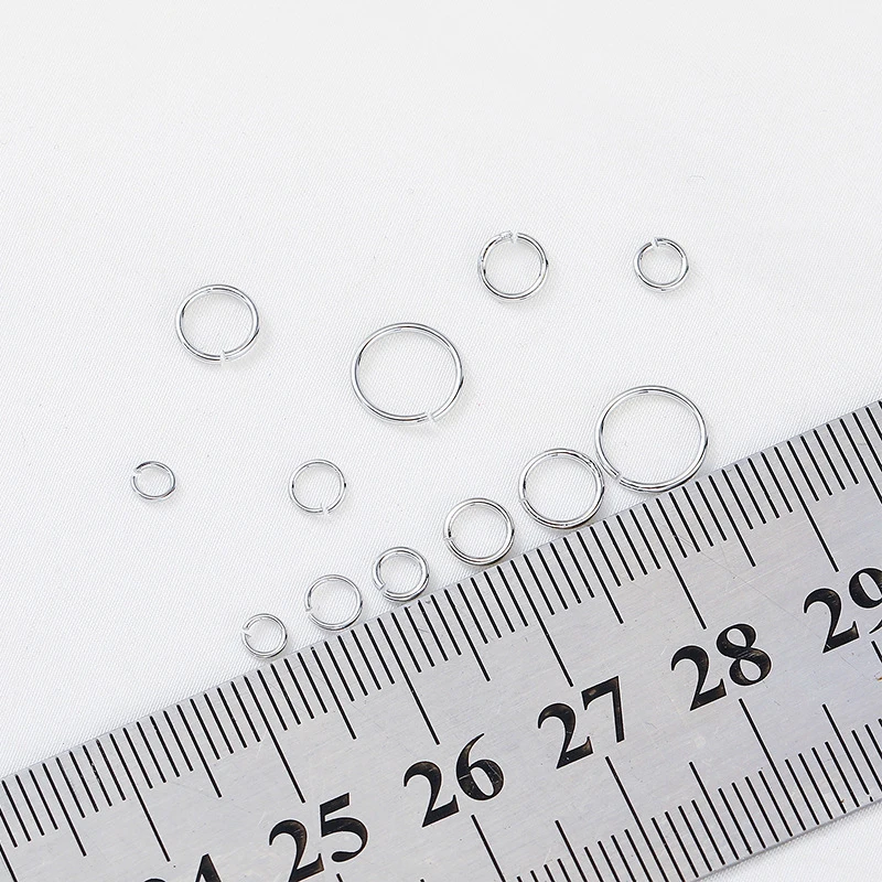 14k 18k Plated Connection Ring for Jewelry Marking Copper Open Jump Split Diy Bracelet Necklace Accessories Findings Wholesale
