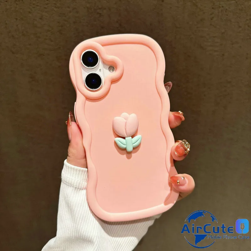 Фото Мягкий чехол с 3D-цветочным узором и волнистым дизайном для OPPO Reno 15 15F 14 14F 13 13F 12 12F 11 11F 10 Pro 8 8T 8Z 7 7Z 6 6Z 5 4 2 F 5G №5