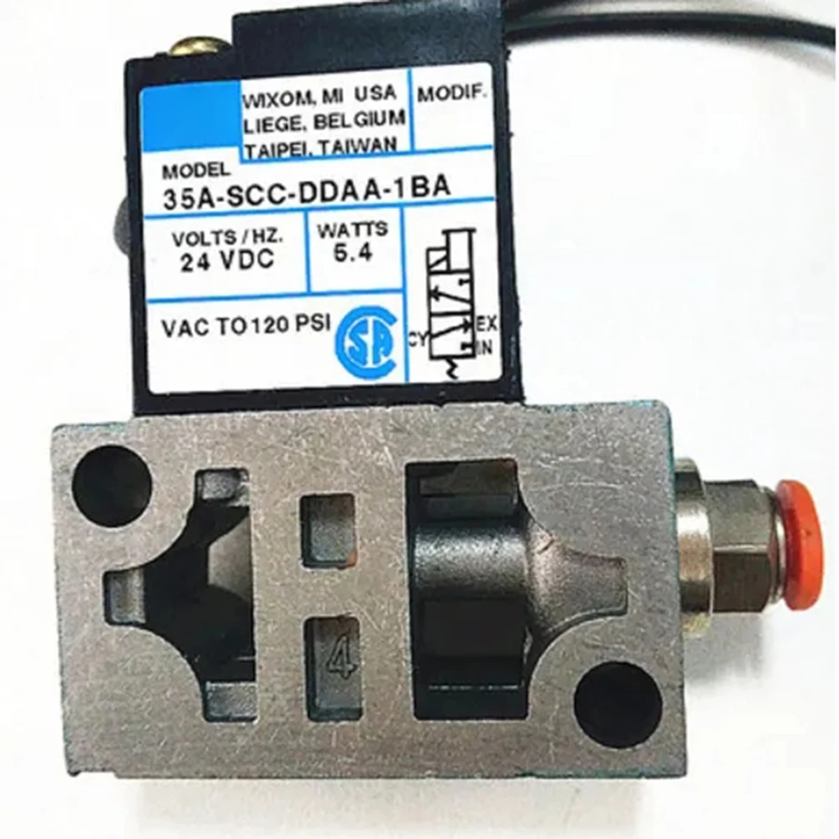 

New And Original Solenoid Valve 35A-SCC-DDAA-1BA Spot Photo, 1-Year Warranty