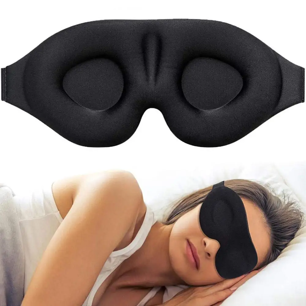 

3D Sleep Eye Mask Soft Shade Cover Rest Relax Sleeping Blindfold Portable Travel Relieve Fatigue Eyeshade Eyepatch