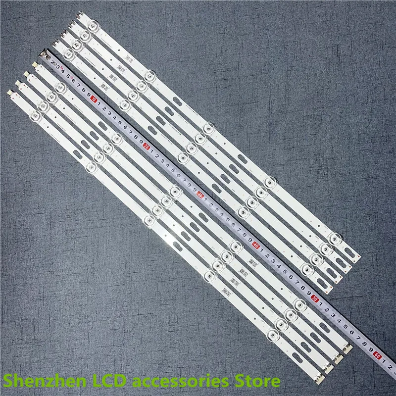 Светодиодная подсветка для Samsung UN55TU8200, UN55TU7000, UN55TU8000, UE55TU7025, UE55TU8000, UE55TU7100, UE55TU7000, 10 светодиодов (3 В), 1085 мм