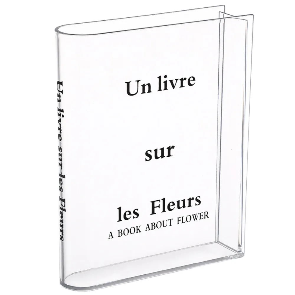 

Прозрачная акриловая книжная ваза