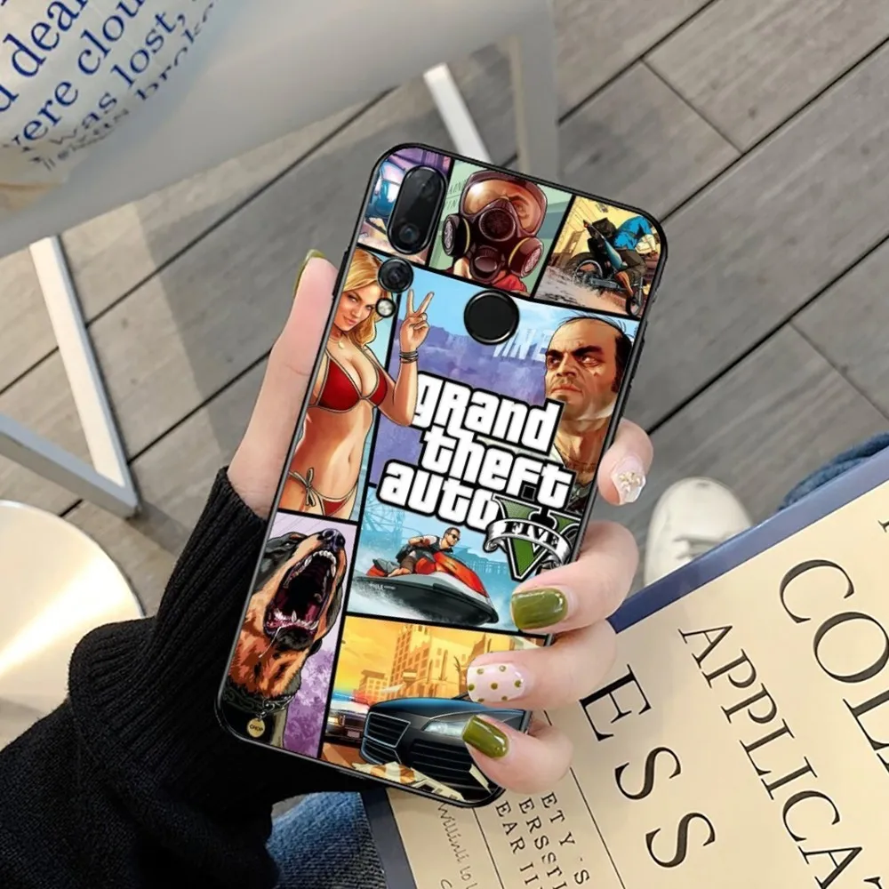 Чехол для телефона G-GTA 6 G-Grand Theft A-Auto Huawei Y9 7 5 Prime Enjoy 7s 8 Plus 7a 9e 9plus 8E Lite Psmart Shell