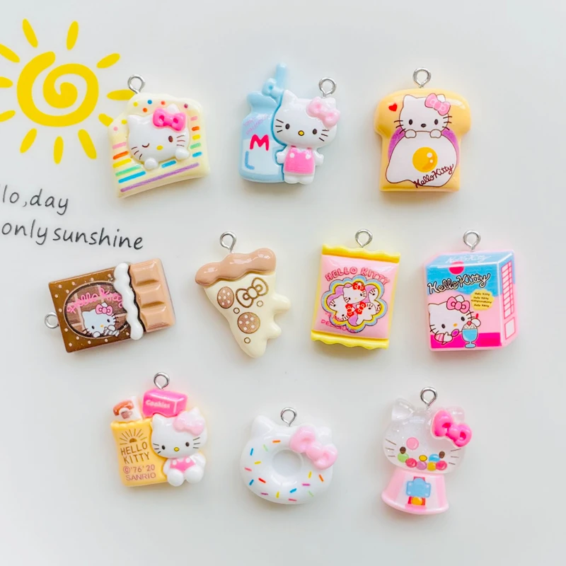 

10 шт., подвеска «Hello Kitty»