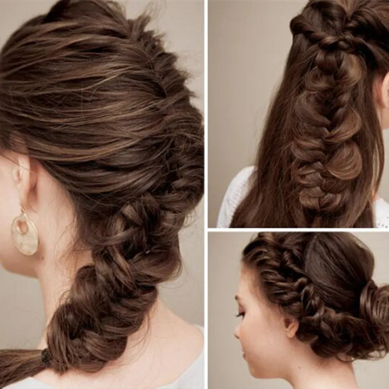 

1pc Women French Hair Braider Holder Clip Wave Hair Braiding Tool Hair Twister Roller Bun Maker DIY Styling Tool Accessories
