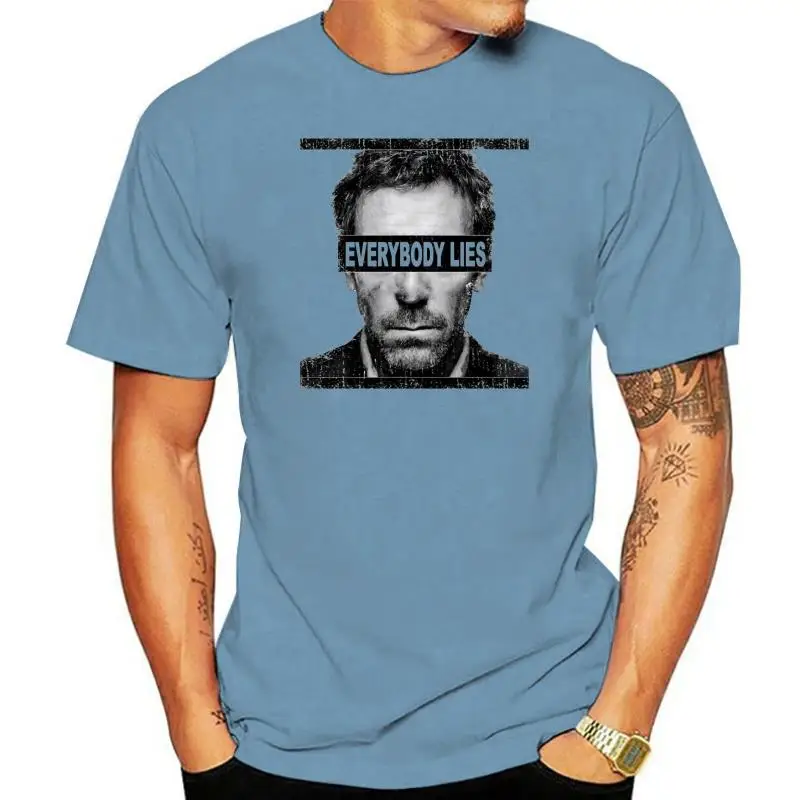 

Everybody lies dr house t shirt cult fun Dr. series size s m l xl xxl