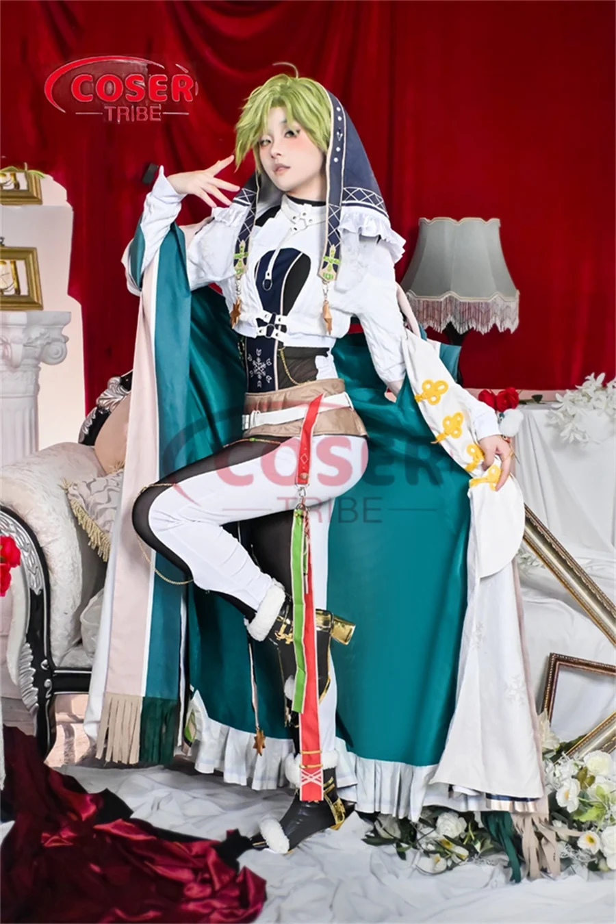 COSER TRIBE Аниме игра Nu Carnival Olivine Хэллоуин Карнавальный ролевой костюм для косплея