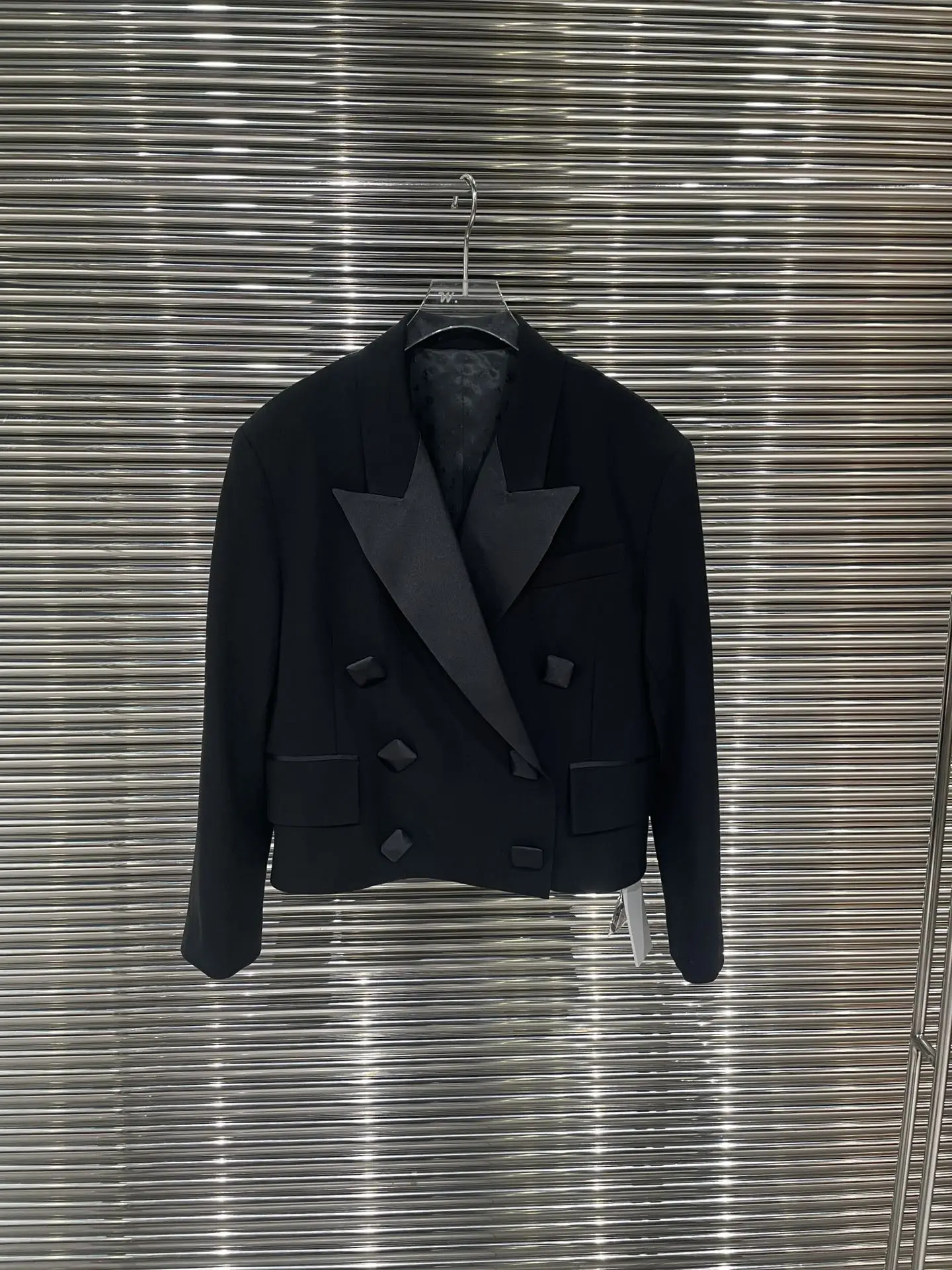 

Женский двубортный костюм, короткая одежда, весна-лето 2023